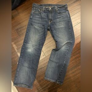 LIKE NEW - Men’s Levi Strauss 569 Loose Straight Medium Wash Jeans 34/32